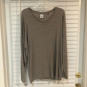 EUC Cabi Size Large Long Sleeve Gray Top